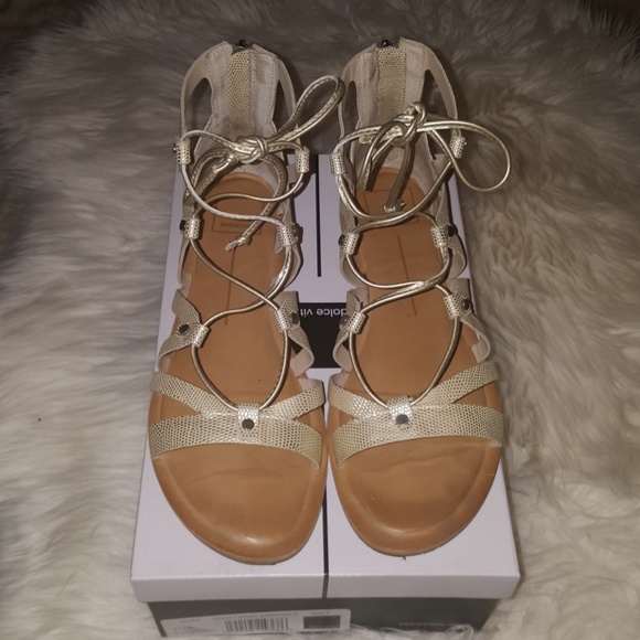 Gladiator lace-up sandals. GUC - Picture 2 of 8